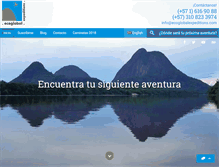 Tablet Screenshot of ecoglobalexpeditions.com